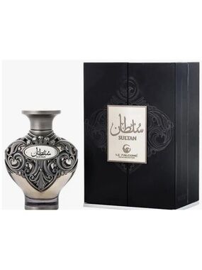 SULTAN Le Falcone Ornate Silver Decorative Perfume Bottle